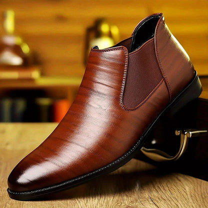 Men's Business Leisure Plus Size Leather Shoes