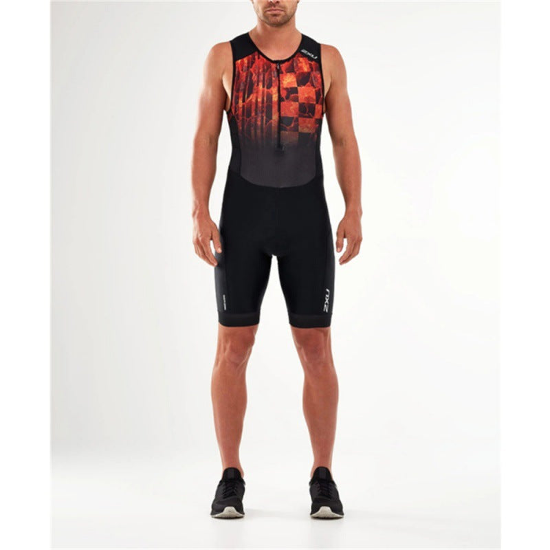 Men's Hot Sale Triathlon Cycling Jumpsuit Suit