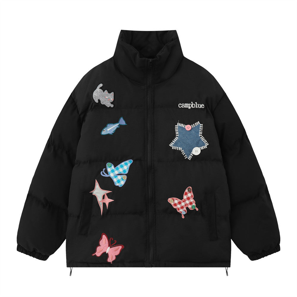 XINGX Butterfly Patch Cotton Jacket Men