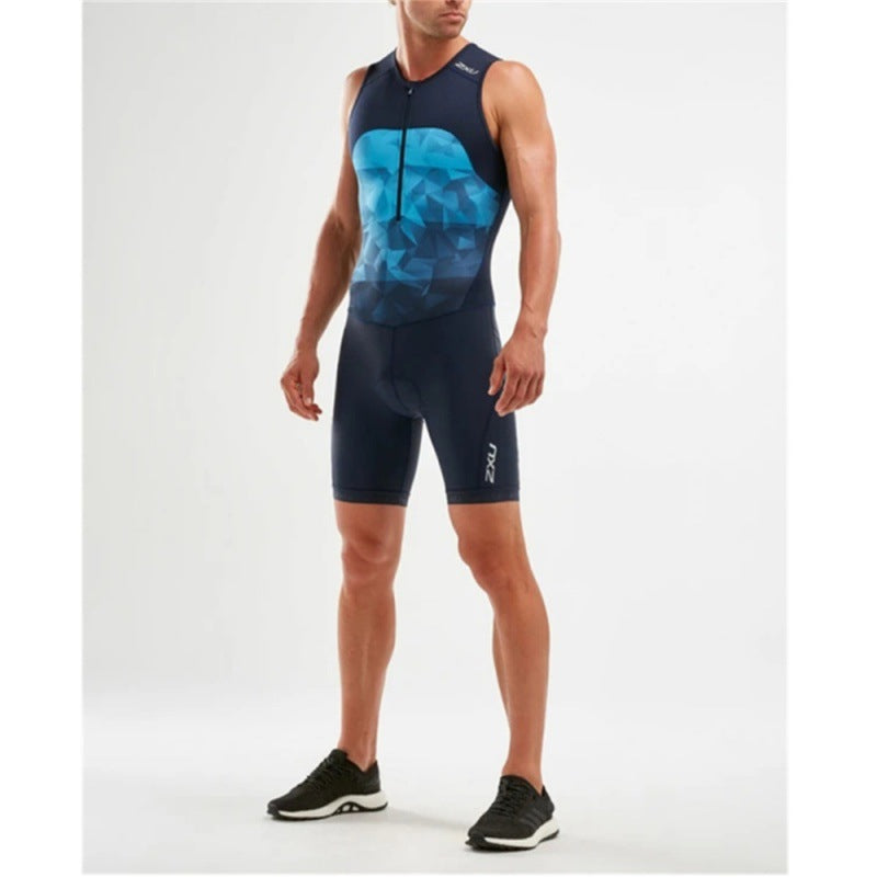 Men's Hot Sale Triathlon Cycling Jumpsuit Suit