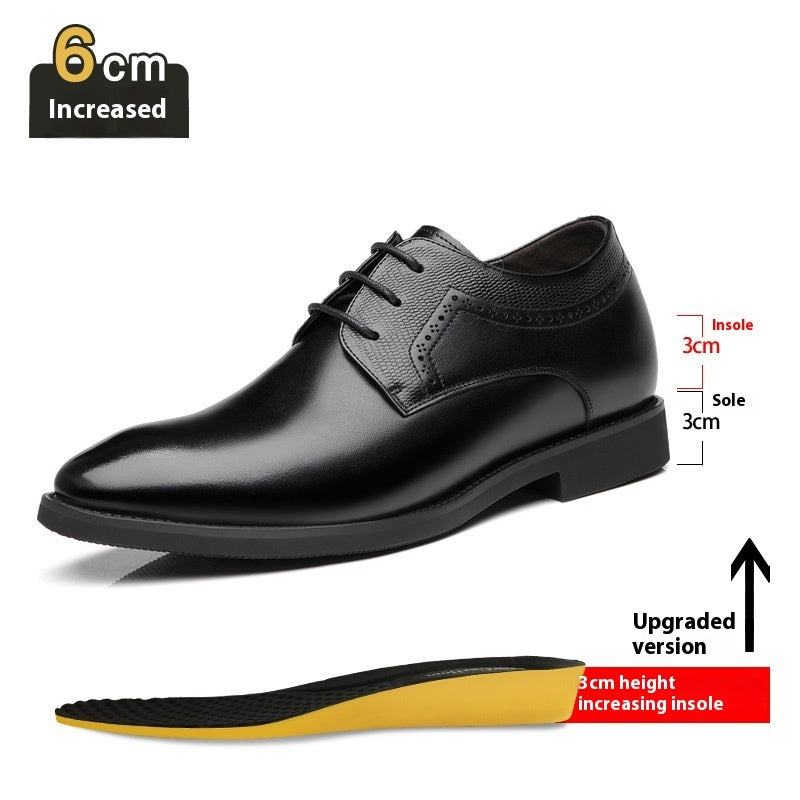 Business Formal Wear Leather Shoes Men's Pointed Casual Shoes