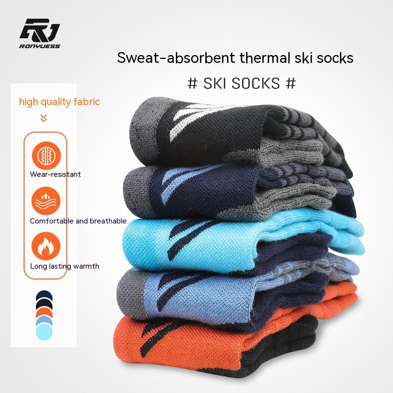 Winter Professional Ski Long Tube Warm-keeping Socks