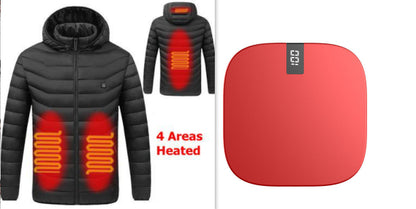 Winter Smart Heating Cotton USB Charging Heating Cotton Men's Jacket