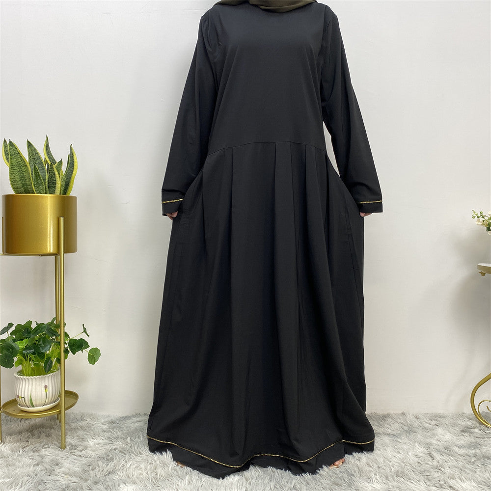 European And American Large Size Muslim Dress