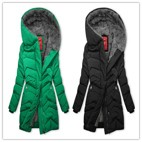 Women's Fashionable Warm Cotton-padded Coat Winter