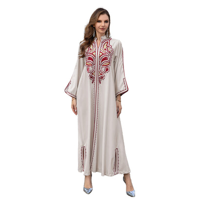 Muslim Middle East Embroidery Dress