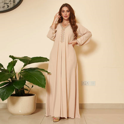 Middle East Muslim Women's Wear Swing Dress