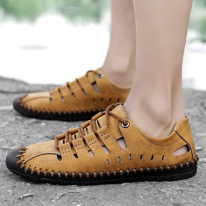 Comfortable Soft Sole Outdoor Casual Leather Shoes