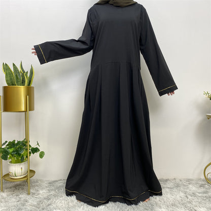 European And American Large Size Muslim Dress