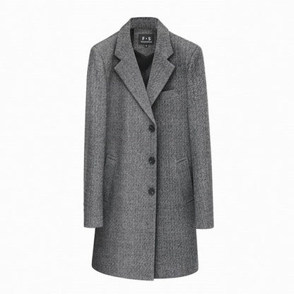 Business English Warm Young And Middle-aged Wool Coat