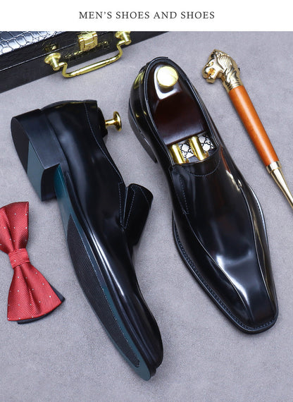 Business Formal Wear Shoes Cowhide Men's Office Shoes