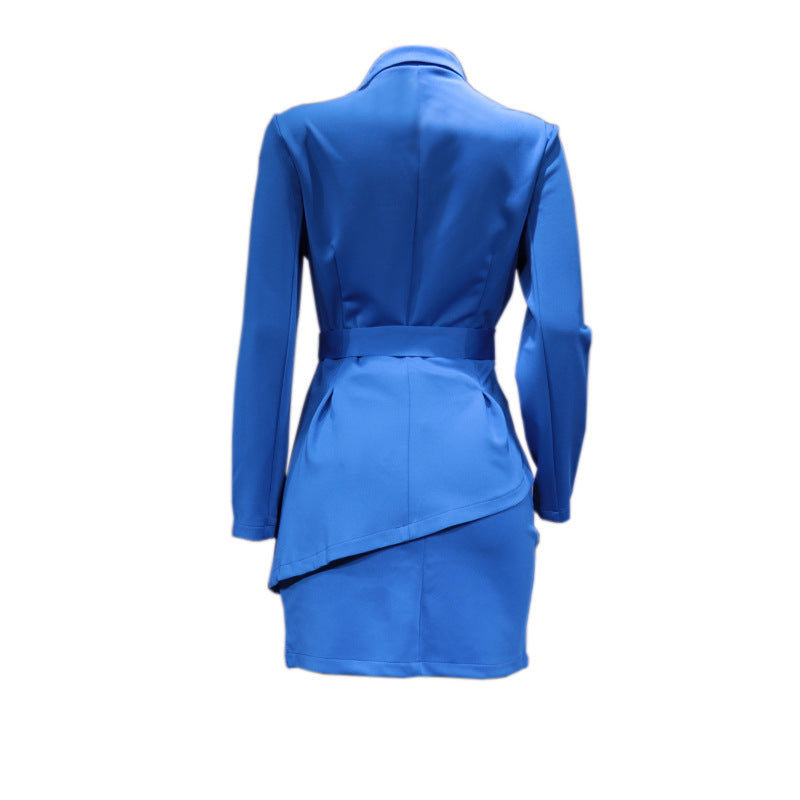 2023 Autumn And Winter New Solid Color Business Suit Skirt Two-piece Set