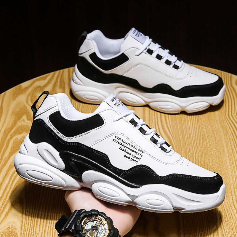 Men's Casual Sneakers Youth Trend Thick Sole Daddy Shoes