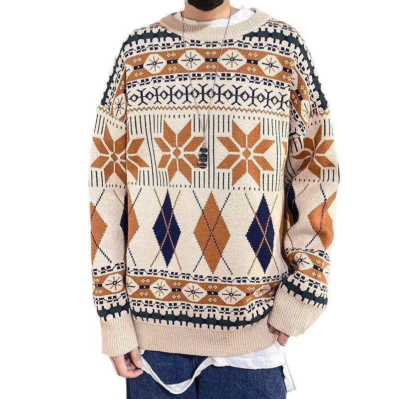 Loose And Lazy Style Sweater Men