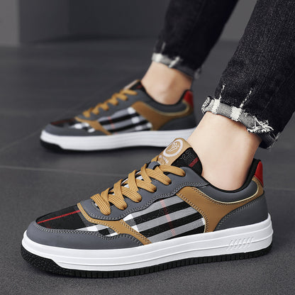 Men's Summer Thin Breathable Casual Lace Up Board Shoes