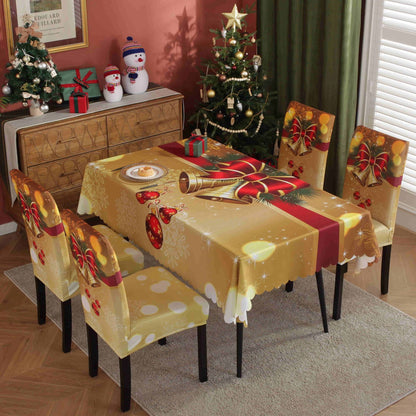 Waterproof And Oil-proof Christmas Tablecloth