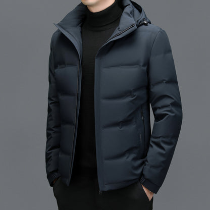 Men's Thick Down Jacket Detachable