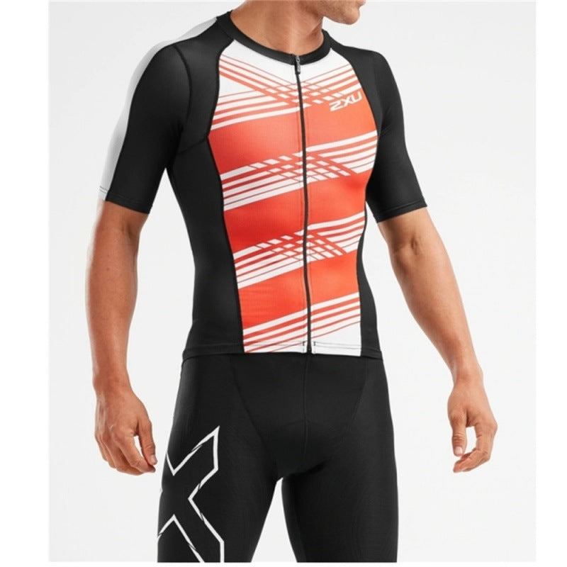 Men's Hot Sale Triathlon Cycling Jumpsuit Suit